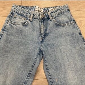 Cotton On Women's Light Blue Wide Leg Jeans